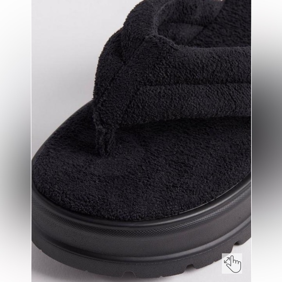 NWT Torrid Size 7 Terry Thong Flatform Sandal Extra Wide Width - Picture 11 of 11